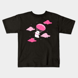 Skydiving Ghost Kids T-Shirt